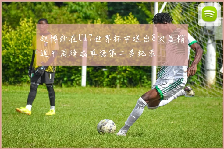 赵博新在U17世界杯中送出8次盖帽追平周琦成单场第二多纪录
